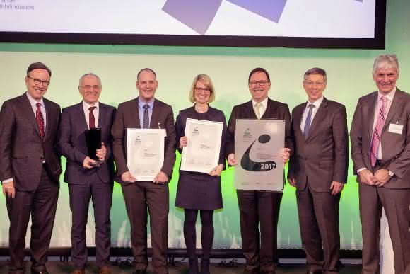 Audi gewinnt den Logistik Award 2017 Audi Fahrerloses Transportsystem Logistik Award 2017