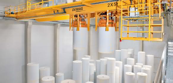 Demag-Prozesskran Papierfabrik