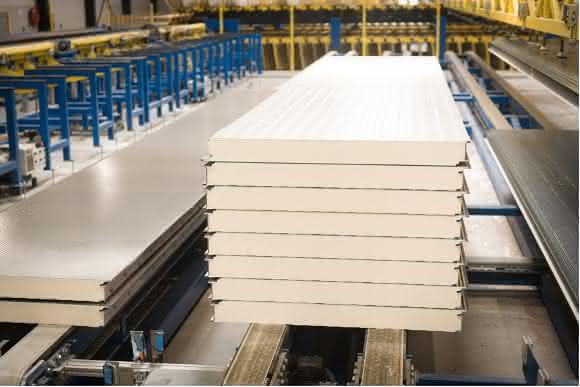 Sandwichpaneele für die Bauindustrie