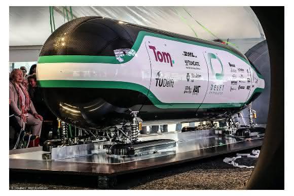 Hyperloop Pod der TU Delft