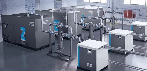 Atlas Copco Druckluftstation Druckluftstation Atlas Copco