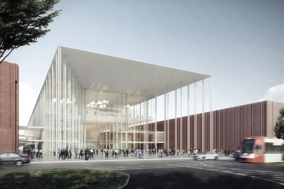 Gewinnerentwurf Architektenwettbewerb Koelnmesse 3.0