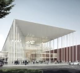 Gewinnerentwurf Architektenwettbewerb Koelnmesse 3.0