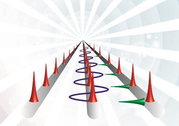 Modengekoppelte Laser können extrem genaue sogenannte optische Puls-Züge erzeugen, die sich als hochpräzise Taktgeber eignen. Forscher haben bei DESY nun so ein Laser-Metronom entwickelt, das zahlreiche Laser- und Mikrowellen-Quellen erstmals mit Attosekunden-Genauigkeit in einem kilometergroßen Netzwerk synchronisieren kann. (Bild: DESY/Polina Şafak) Modengekoppelte Laser können extrem genaue sogenannte optische Puls-Züge erzeugen, die sich als hochpräzise Taktgeber eignen. Forscher haben bei DESY nun so ein Laser-Metronom entwickelt, das zahlreiche Laser- und Mikrowellen-Quellen erstmals mit Attosekunden-Genauigkeit in einem kilometergroßen Netzwerk synchronisieren kann. (Bild: DESY/Polina Şafak)