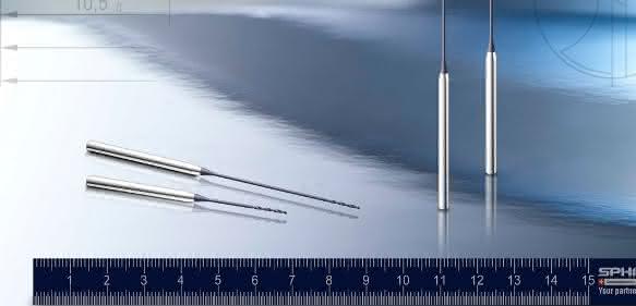 Mikro-Tieflochbohrer aus Vollhartmetall