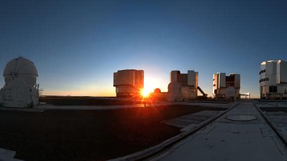 Paranal-Observatorium in Chile Siemens Netzstation Paranal-Observatorium Chile