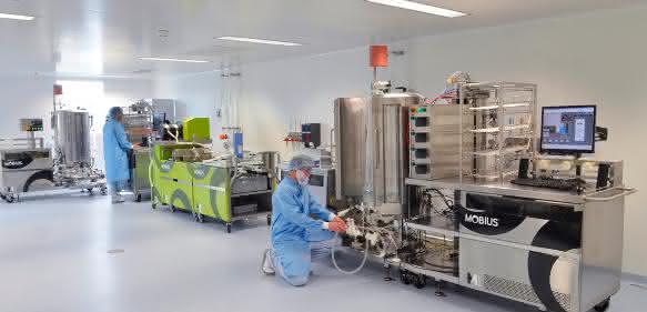 Mobius® 2000-Liter-Einwegbioreaktoren Mobius® 2000-Liter-Einwegbioreaktoren