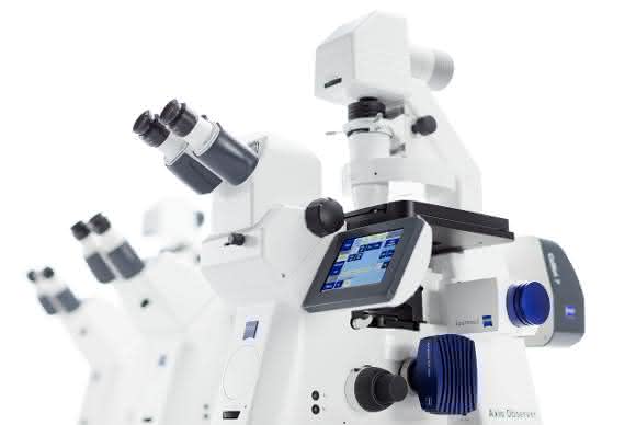 ZEISS Axio Observer Zeiss Axio Observer kombiniert bewährte Zeiss Optik mit neuen Automationsoptionen und erlaubt Forschern, selbst anspruchsvollste multimodale Bildaufnahmen von lebenden und fixierten Proben durchzuführen.
