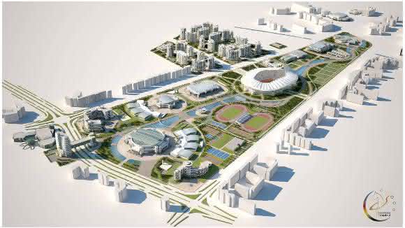 Mehrzweck-Sportstätte in Aschgabat
