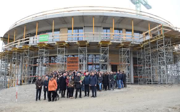 Richtfest in Mauerstetten Richtfest Mayr Antriebstechnik