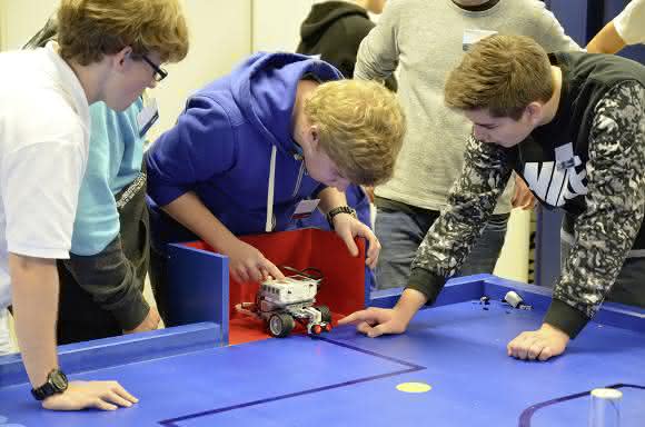 Schunk Robot Competition Testfahrt