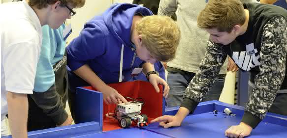 Schunk Robot Competition Testfahrt