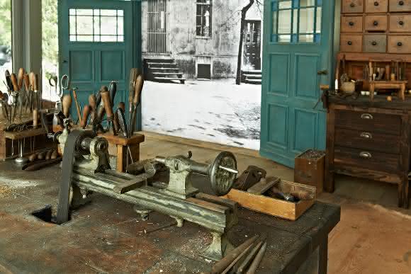Historische Werkstatt des Firmengründers W. von Siemens aus dem Jahr 1847