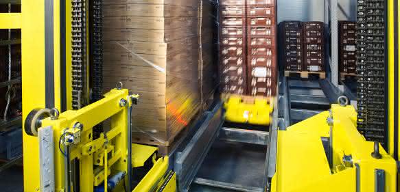 Palettenshuttle für TK-Kost von psb Palettenshuttle für TK-Kost von psb