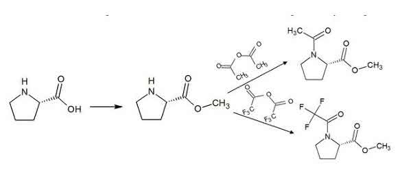 Derivatisierung von Prolin