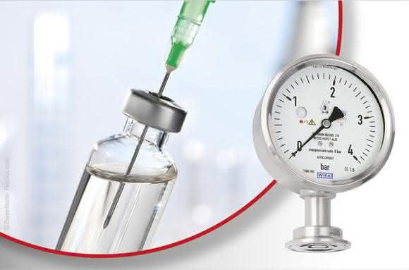 Plattenfedermanometer