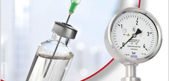 Plattenfedermanometer