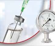 Plattenfedermanometer