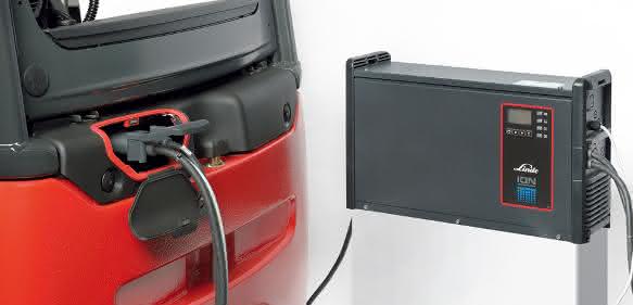 Linde Gegengewichtsstapler mit Lithium-Ionen-Akku Linde Gegengewichtsstapler mit Lithium-Ionen-Akku