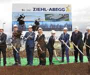 Spatenstich für die neue Fabrik von Ziehl-Abegg im Gewerbepark Hohenlohe
