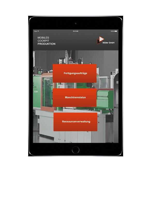 Fertigungsplanung: Steuerungs-App individuell konfigurieren
