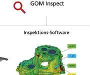 Flexible software enables the efficient use of 3D data in various processes. (Image: GOM) Flexible software enables the efficient use of 3D data in various processes. (Image: GOM)