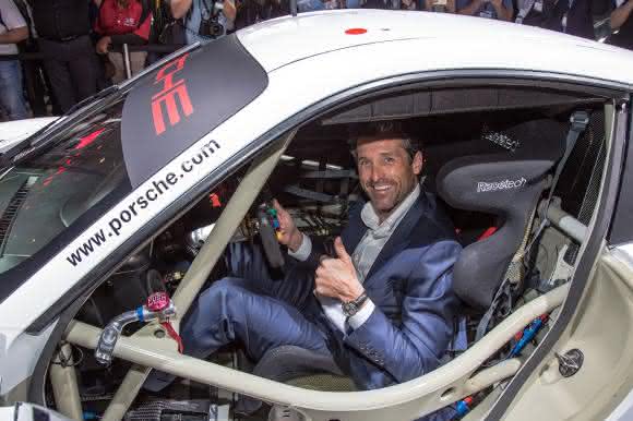 Patrick Dempsey Patrick Dempsey präsentiert den 911 RSR