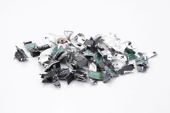 HSM Powerline HDS150 geshredderte Festplatten