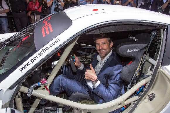 Patrick Dempsey Patrick Dempsey präsentiert den 911 RSR