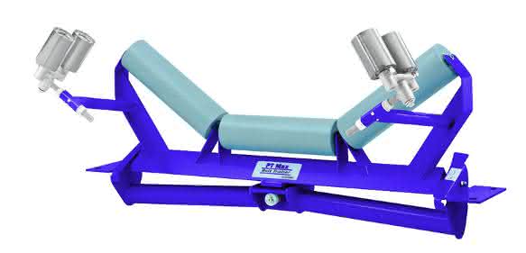 Flexco Bandzentrierer fuer Stahlhersteller