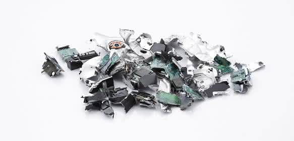 HSM Powerline HDS150 geshredderte Festplatten