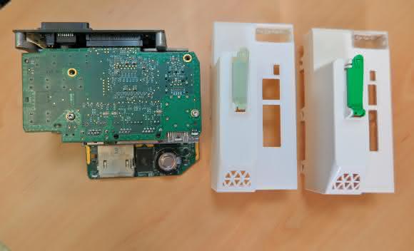 3D-gedruckter Prototyp des Gehäuses eines elektrischen Bauteils 3D-gedruckter Prototyp des Gehäuses eines elektrischen Bauteils