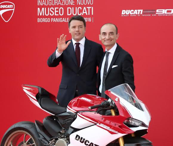Matteo Renzi und Claudio Domenicali Matteo Renzi und Claudio Domenicali