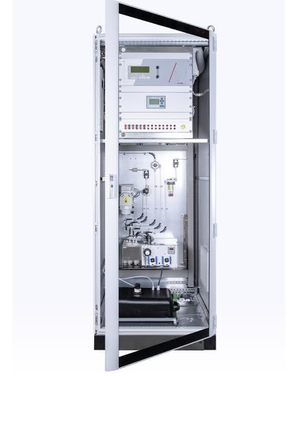 Gasanalysensystem zur Emissionsüberwachung von Bühler Technologies.