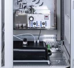 Gasanalysensystem zur Emissionsüberwachung von Bühler Technologies. Gasanalysensystem zur Emissionsüberwachung von Bühler Technologies.