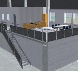 Neue Montagehalle bei IMA IMA Montagehalle Innenansicht