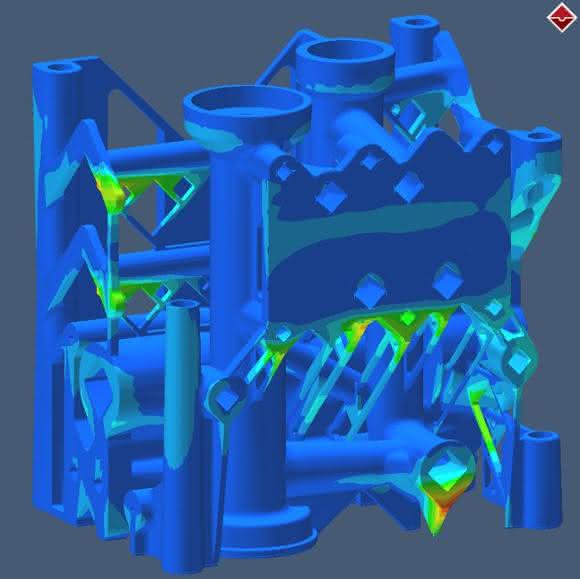 Additiv gefertigtes Teil von Renishaw