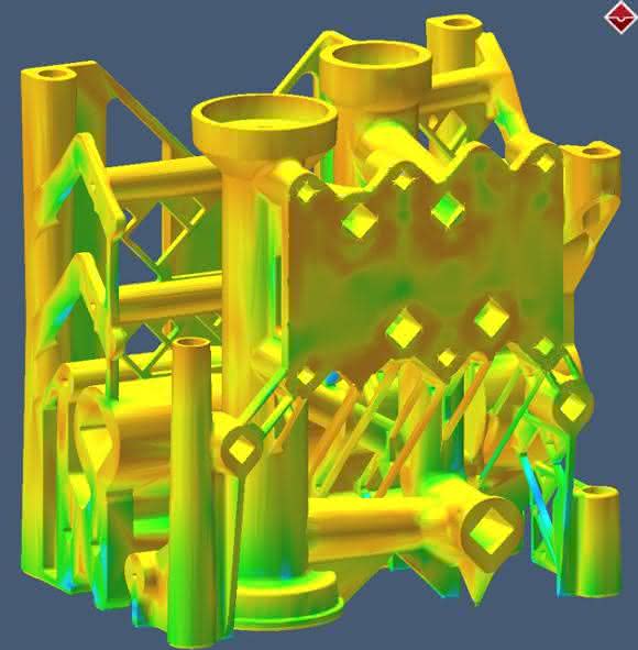 Additiv gefertigtes Teil von Renishaw