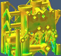 Additiv gefertigtes Teil von Renishaw