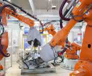 Roboterunterstützte Fertigungslinie