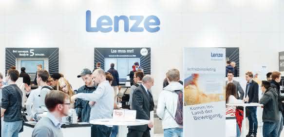 Lenze Messestand