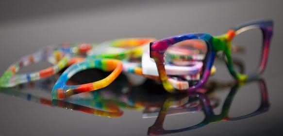 Brillenmodelle aus dem 3D-Drucker
