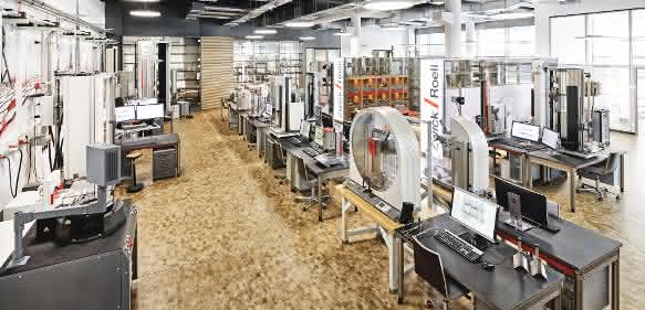 Prüflabor für Werkstoff- und Bauteilprüfung Zwick