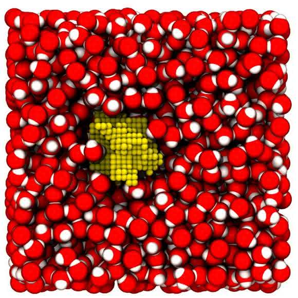 Simulation von Blasenbildung in Wasser