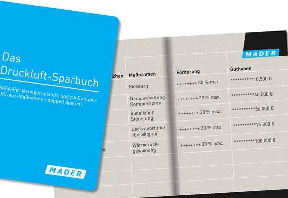 Druckluft-Sparbuch: Mader informiert über BAFA-Förderung Druckluft-Sparbuch: Mader informiert über BAFA-Förderung