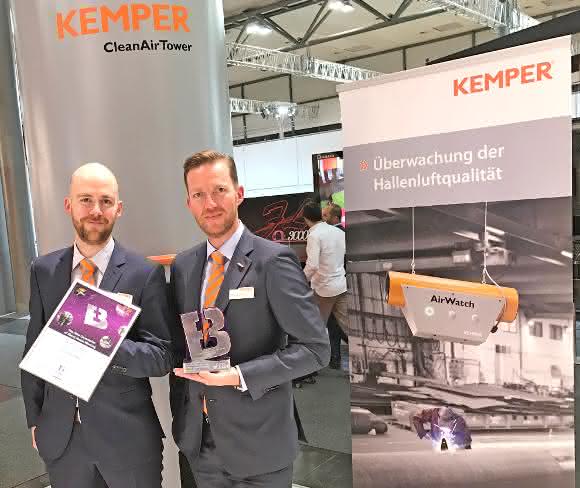 Kategorie „Saubere Technologien“: Kemper gewinnt Euroblech-Award mit Airwatch Kategorie „Saubere Technologien“: Kemper gewinnt Euroblech-Award mit Airwatch