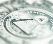 Wachsames Auge auf dem Dollarschein Wachsames Auge auf dem Dollarschein