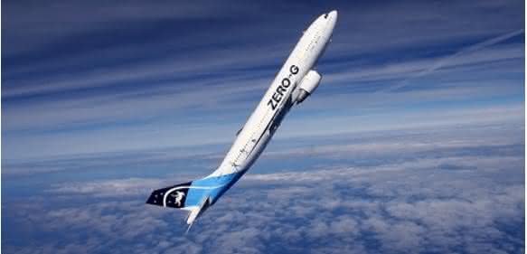 Schwerelos forschen: Im Airbus „A310 Zero-G“ flog auch eine Versuchsanordnung der ETH Zürich mit. (Bild: UZH) Schwerelos forschen: Im Airbus „A310 Zero-G“ flog auch eine Versuchsanordnung der ETH Zürich mit. (Bild: UZH)