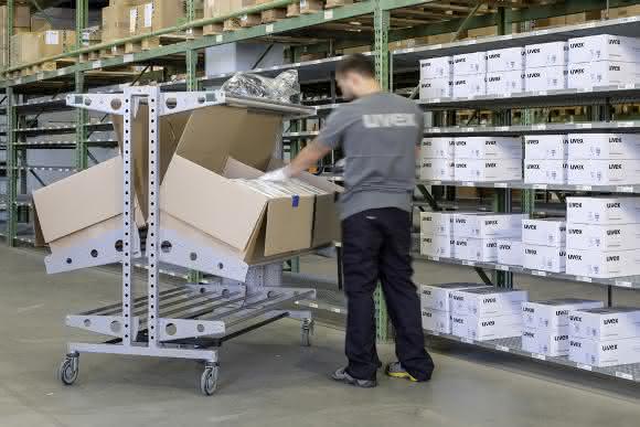 Wanzl Pick&Pack UVEX Kommissionierung