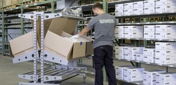 Wanzl Pick&Pack UVEX Kommissionierung Wanzl Pick&Pack UVEX Kommissionierung